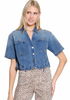 Button Up Short Sleeve Top