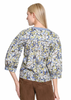 Printed Split Neck Top