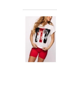 Queen Of Sparkles Texas Tech Tee
