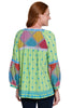 Mixed Print Tunic - 3/4 sleeve