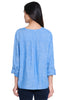 Front Tie Button Front Linen Blouse