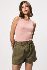 Cleo Ribbed Sleeveless Top - 7 Colors