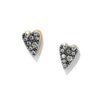 Love Messages "I Am" Heart Earrings