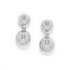 Pretty Tough Bold Stud Post Drop Earrings