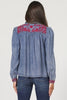 Independence Embroidery Blouse