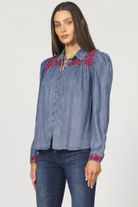 Independence Embroidery Blouse